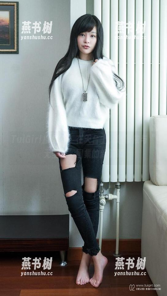 TuiGirl推女郎 - 在天台上，赵惟依与“无圣光”图集的新篇章